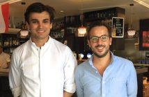 Millésimes et son cordon bleu aux fourneaux Sébastien Boyer, chef de Millésimes et son responsable de salle, Joris.