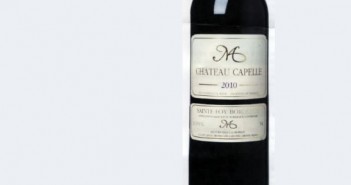 Château Capelle millésime 2010, rondeur merlotée