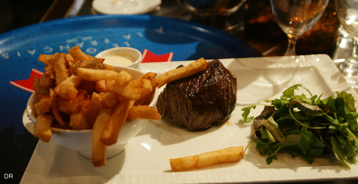 Pavé viande d'Aubrac au Galliera Paris 8ème