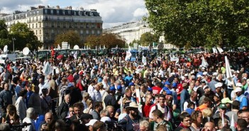Manifestation de la FNSEA à la Nation