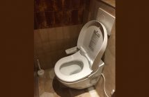 C’est l’histoire de Toto qui rentre dans les toilettes du bistrot…