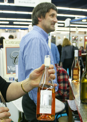 Patrice Colin au salon des vins de loire